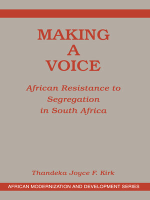 cover image of Making a Voice